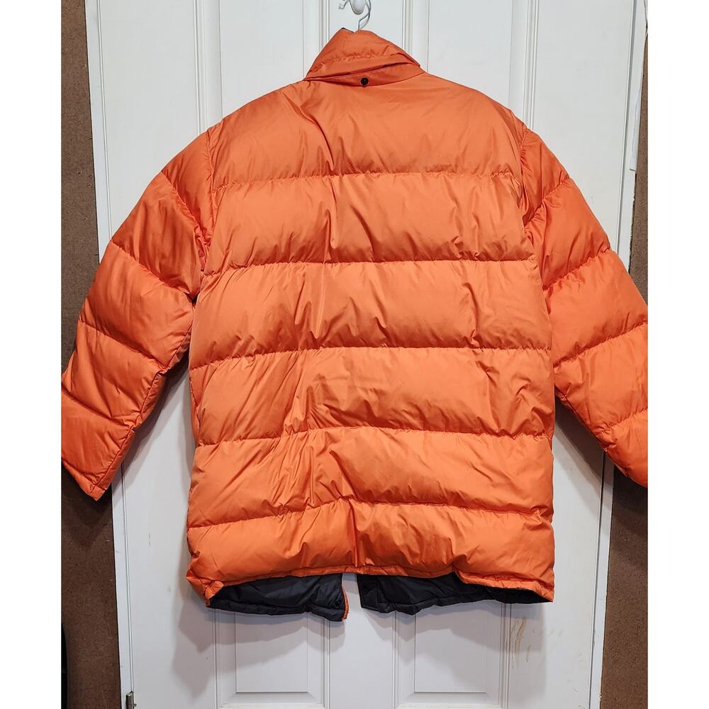 Lands End Down Filled Puffer Jacket Reversible W/… - image 4